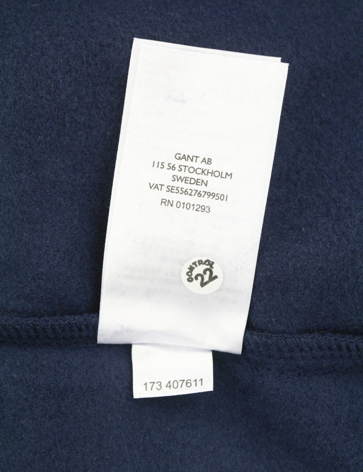 GANT Classic Women Hoodie L Evening Blue Kangaroo Logo Pullover