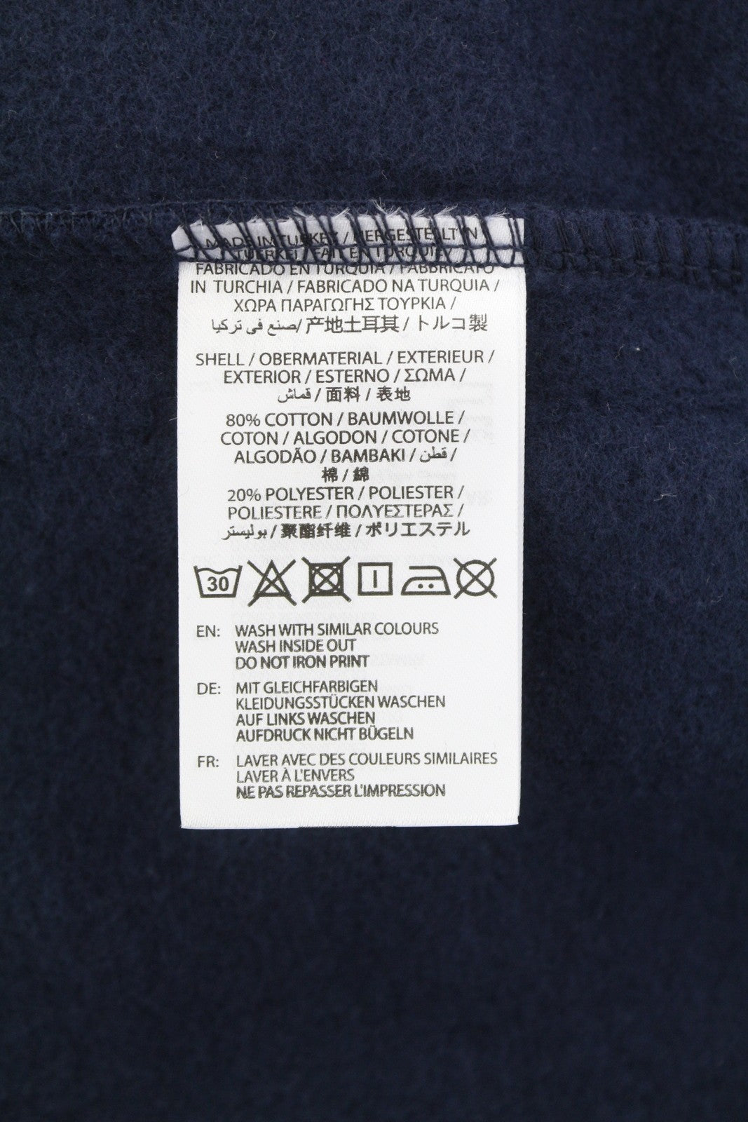 GANT New Haven Women Hoodie M Evening Blue Front Pocket Pullover