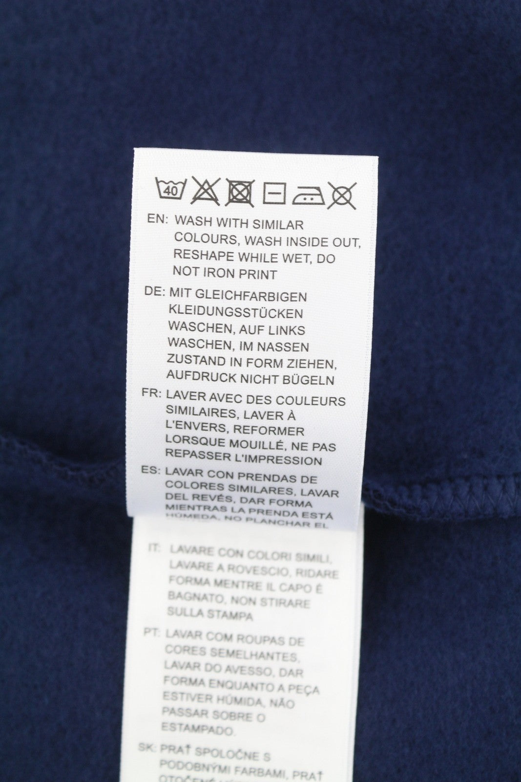 GANT Sport C-Neck Men Sweatshirt M Blue Logo Long Sleeve
