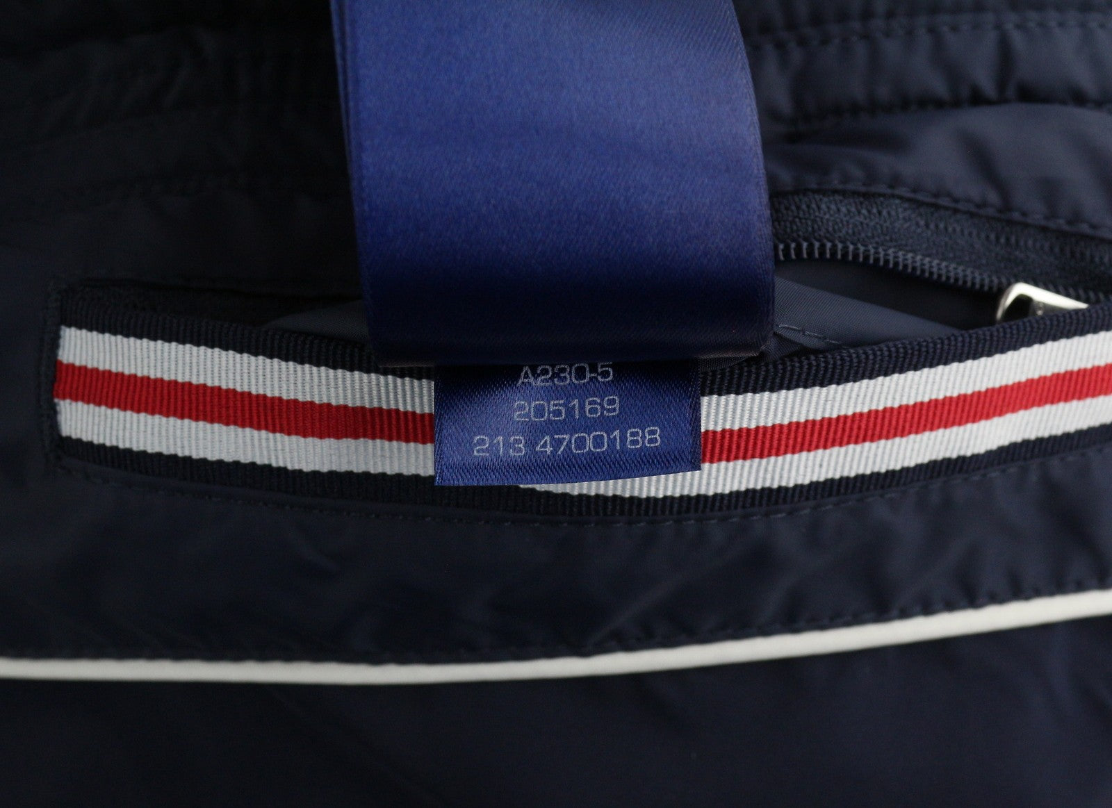 GANT Long Down Women Jacket XS Evening Blue Quilted Hooded Coat RRP299