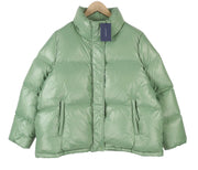GANT Cropped Down Women Jacket XL Kalamata Green Quilted RRP425