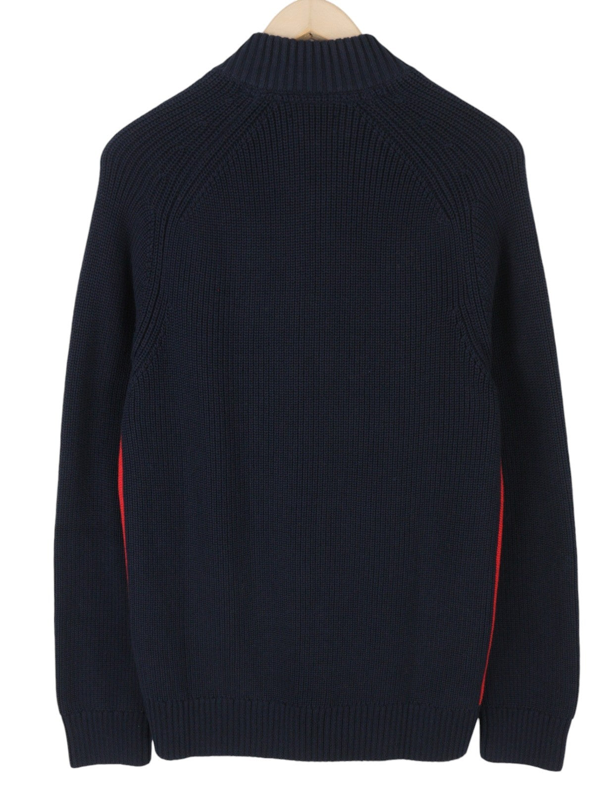 GANT Retro Shield Full Zip Men Jumper L Blue Knit