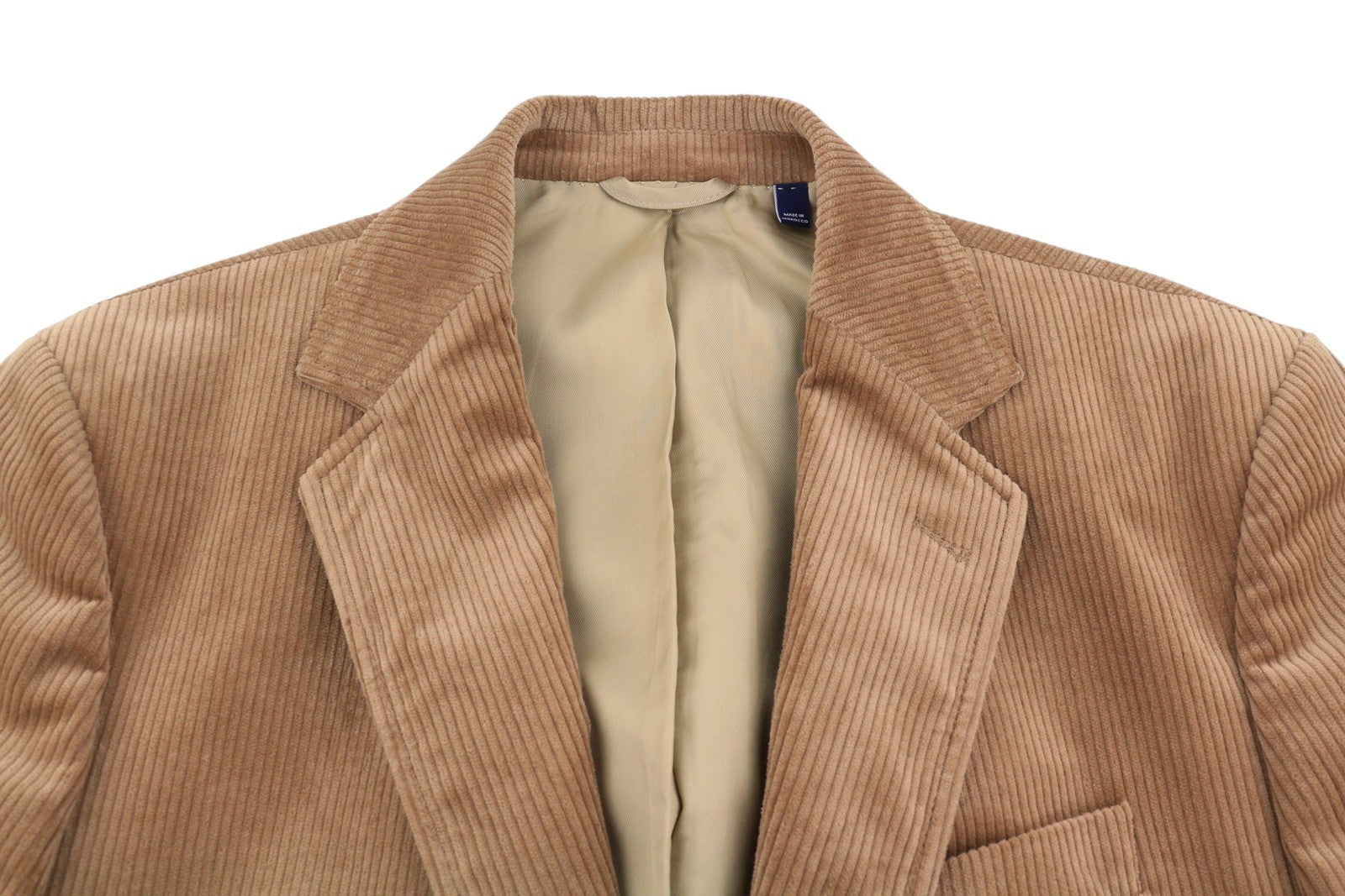 GANT Cord Men Blazer EU52 Walnut Slim Notch Lined
