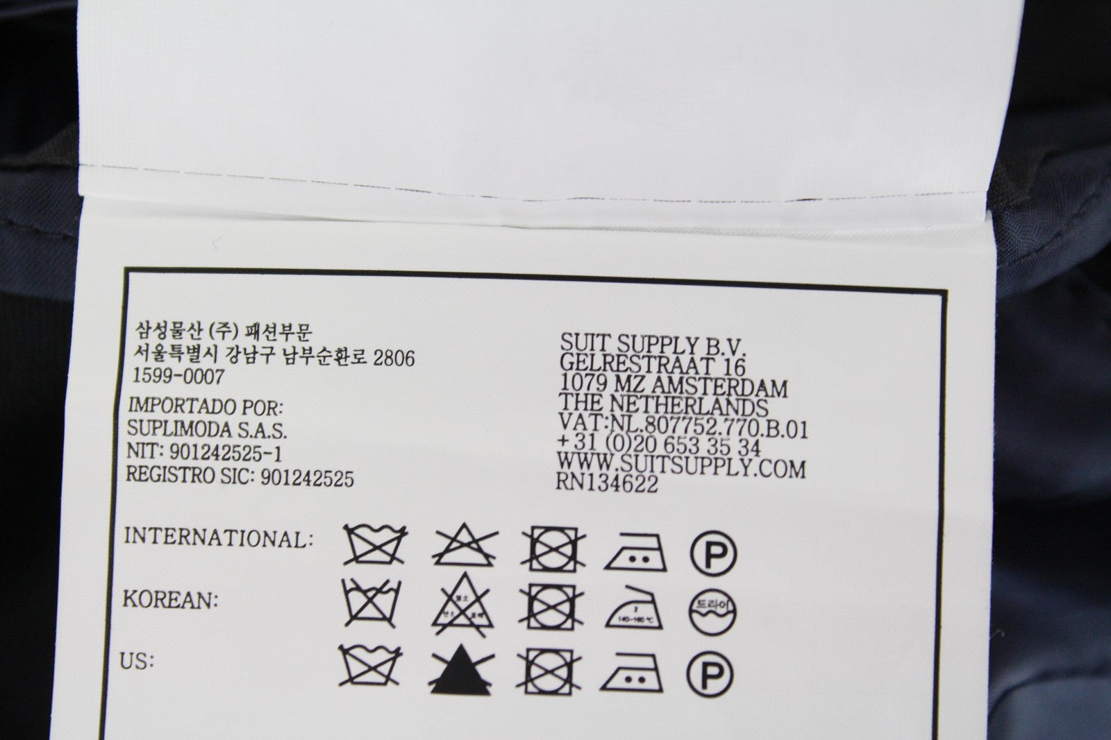 SUITSUPPLY Napoli Men Blazer UK42L Wool Super 110's Single-Breasted Vented Lined