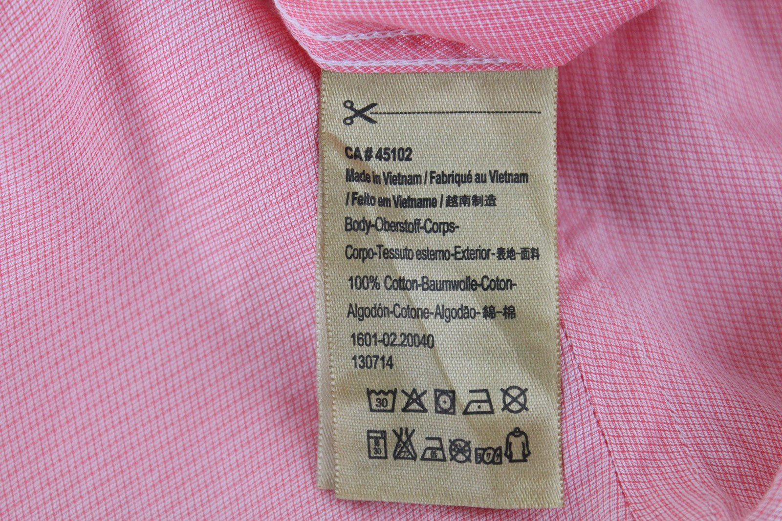 SCOTCH & SODA Ams Couture Men Shirt S Pink Slim Cotton Long Sleeve Button-Up