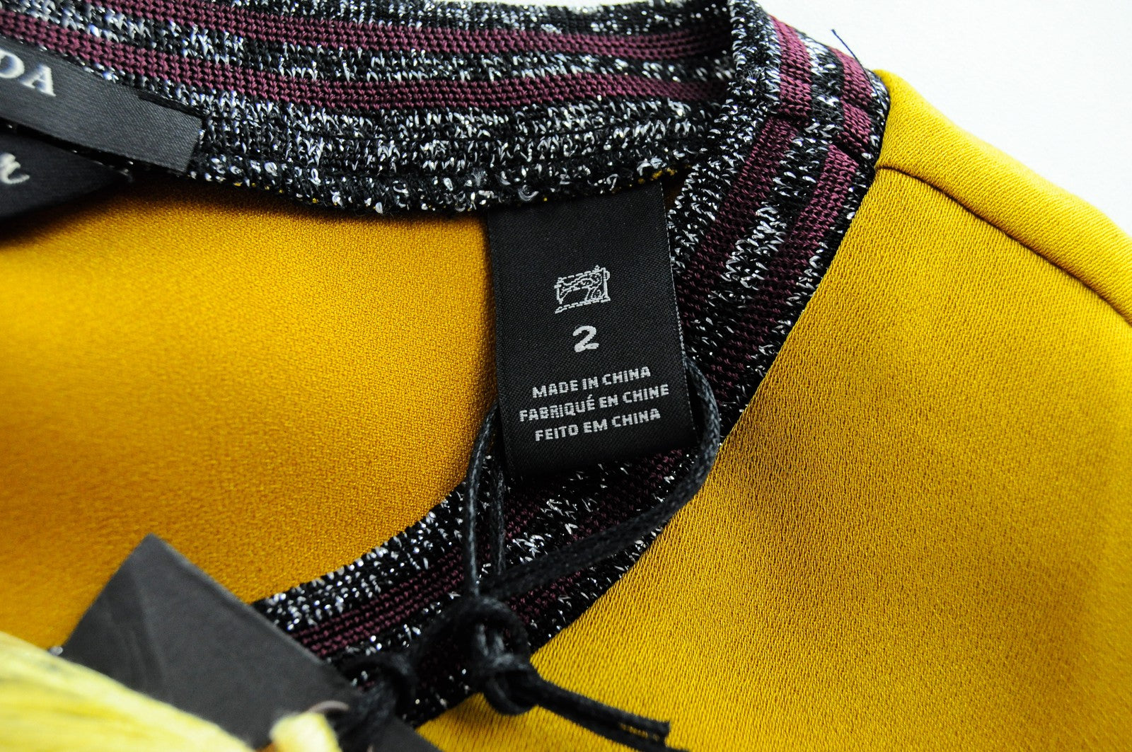 MAISON SCOTCH Women T-Shirt M Sleeveless Round Neck Pullover Yellow Lightweight