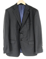 SUITSUPPLY Napoli Men Blazer UK46S Pure Wool Super 110's Grey Single-Breasted
