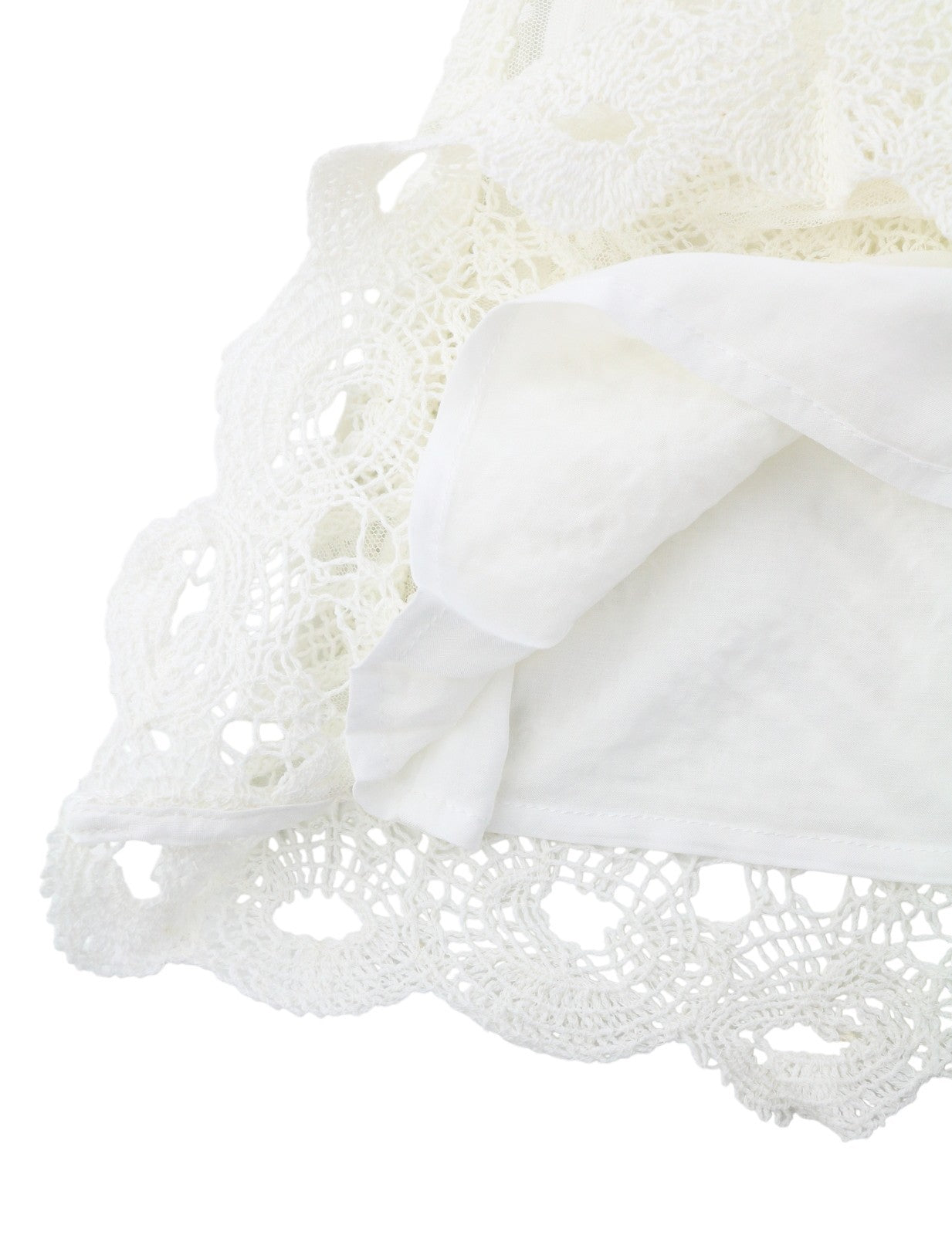 DESIGUAL Aster Women Dress M White Embroidered Belted 3/4 Sleeves