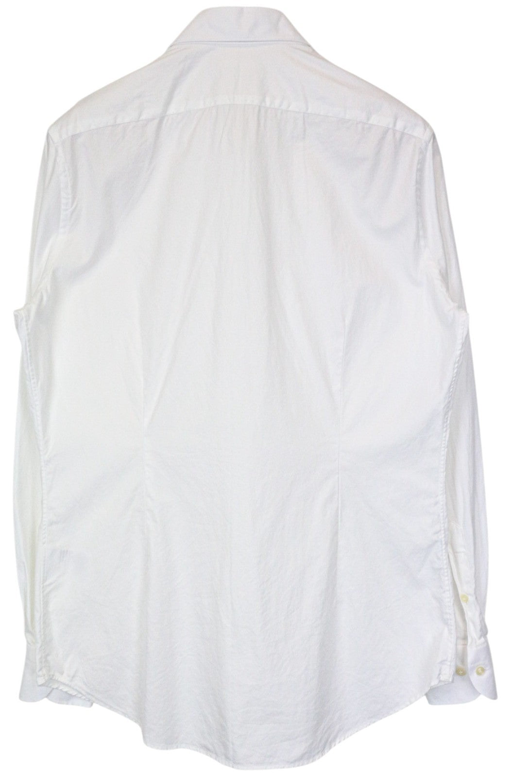 SUITSUPPLY vyriški oficialūs marškinėliai 42/16 1/2 Itin ploni balti medvilniniai ilgomis rankovėmis 