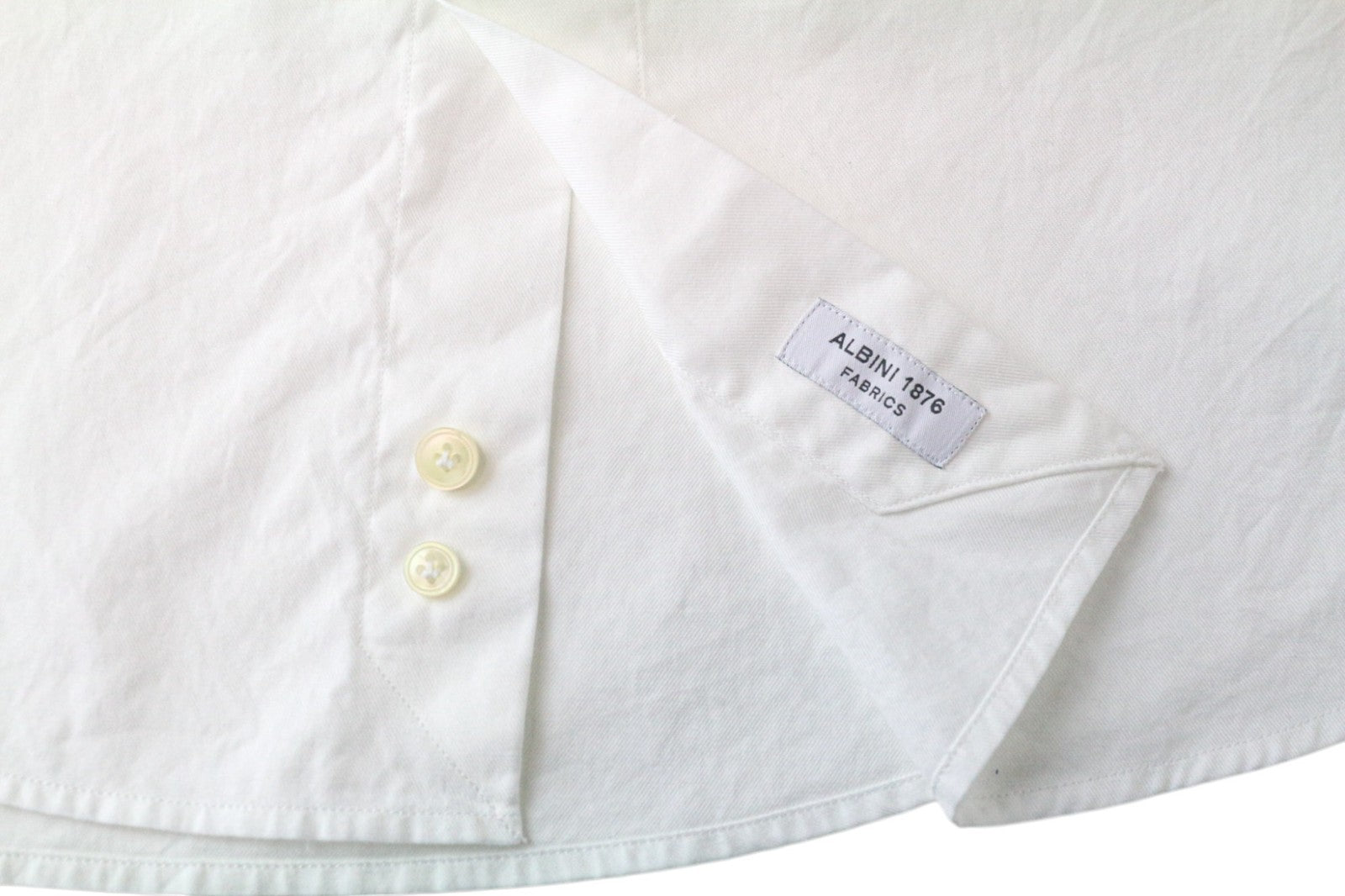 SUITSUPPLY vyriški oficialūs marškinėliai 42/16 1/2 Itin ploni balti medvilniniai ilgomis rankovėmis 