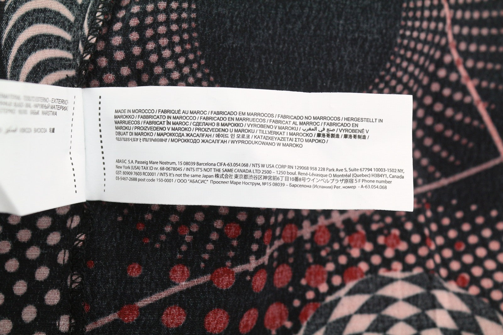 DESIGUAL Blus Luna Rep Women Blouse XL Dark Patterned Long Sleeve