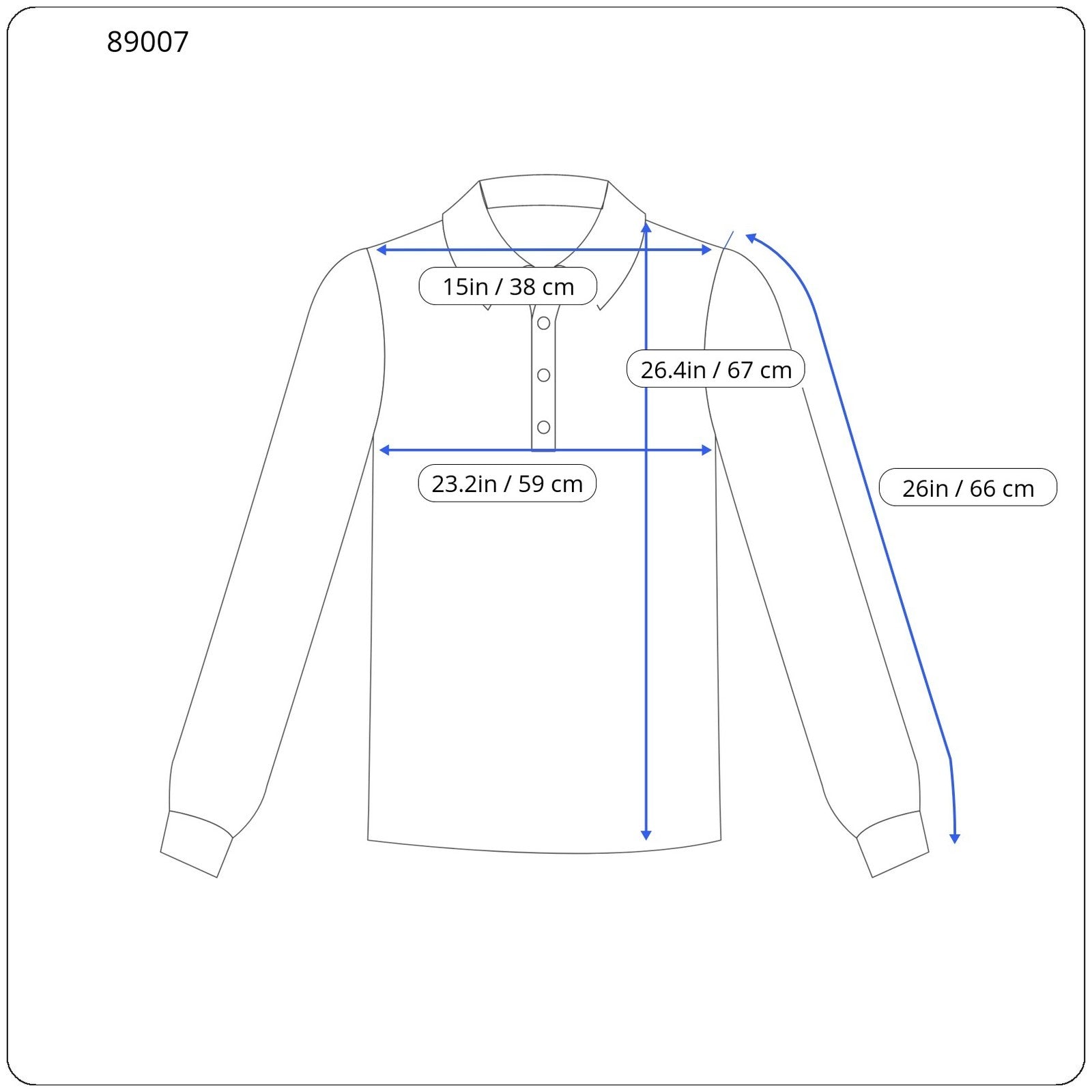 DESIGUAL Blus Luna Rep Women Blouse XL Dark Patterned Long Sleeve