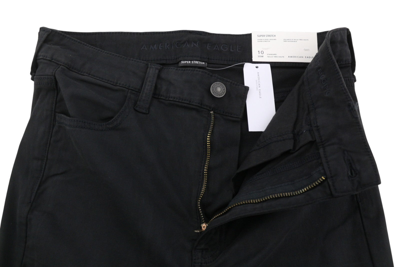 AMERICAN EAGLE OUTFITTERS Super Hi-Rise Jegging Women Trousers W30 Super Stretch