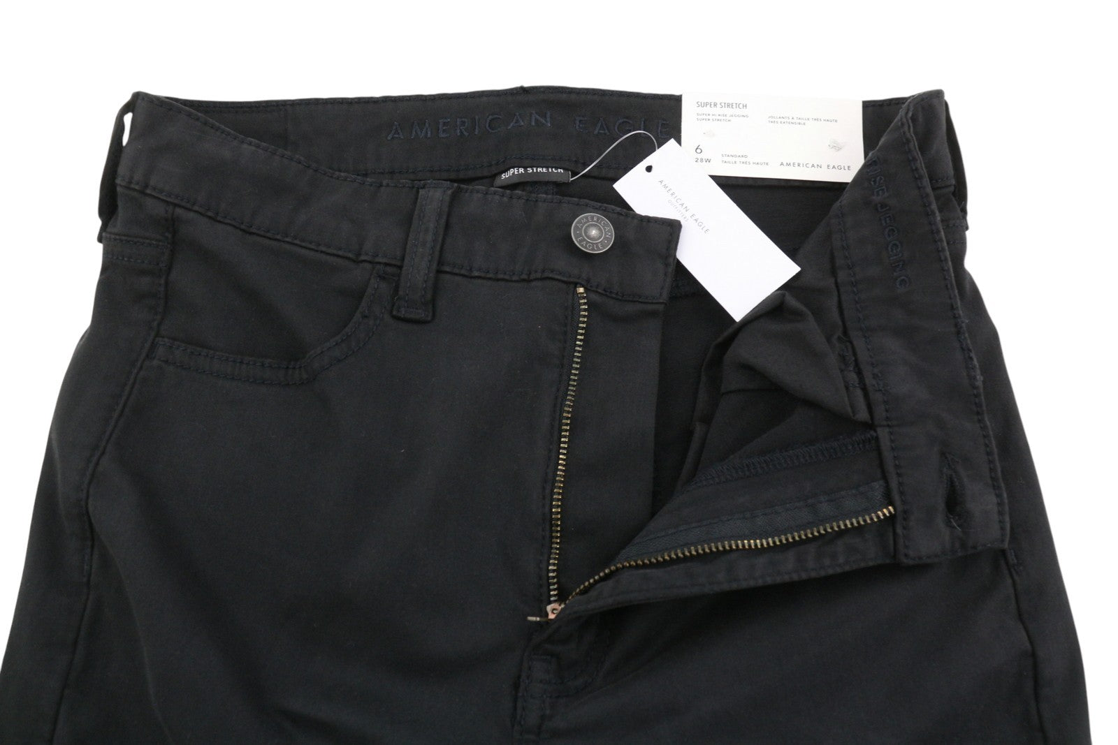 AMERICAN EAGLE OUTFITTERS Super Hi-Rise Jegging Women Trousers W28 Super Stretch