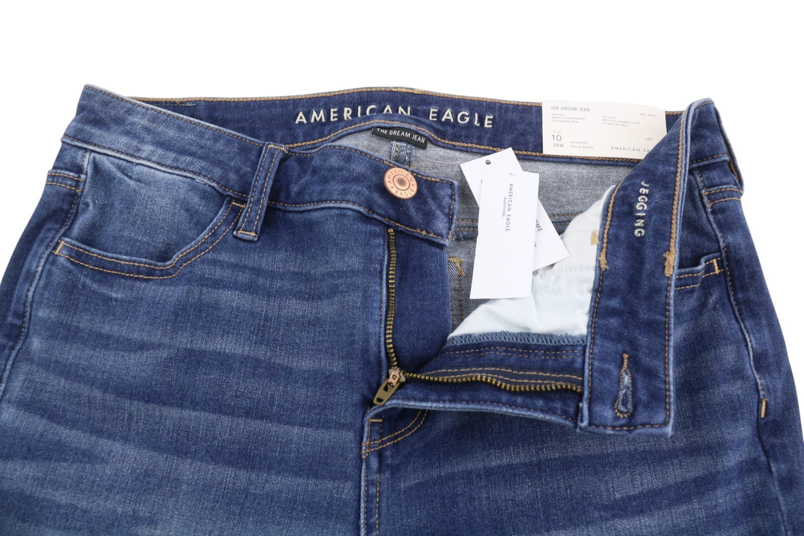 AMERICAN EAGLE OUTFITTERS The Dream Women Jeans W30 Jegging Bright Ultramarine