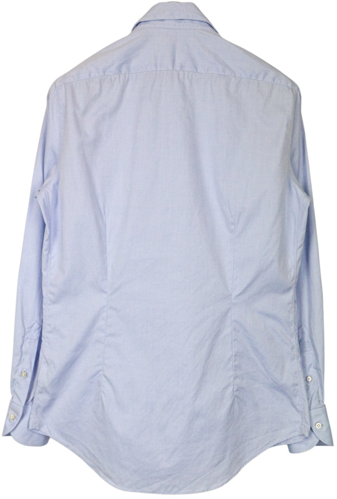 SUITSUPPLY Men's Formal Shirt 39/15 1/2 Extra Slim Blue Cotton Cutaway Sleeve