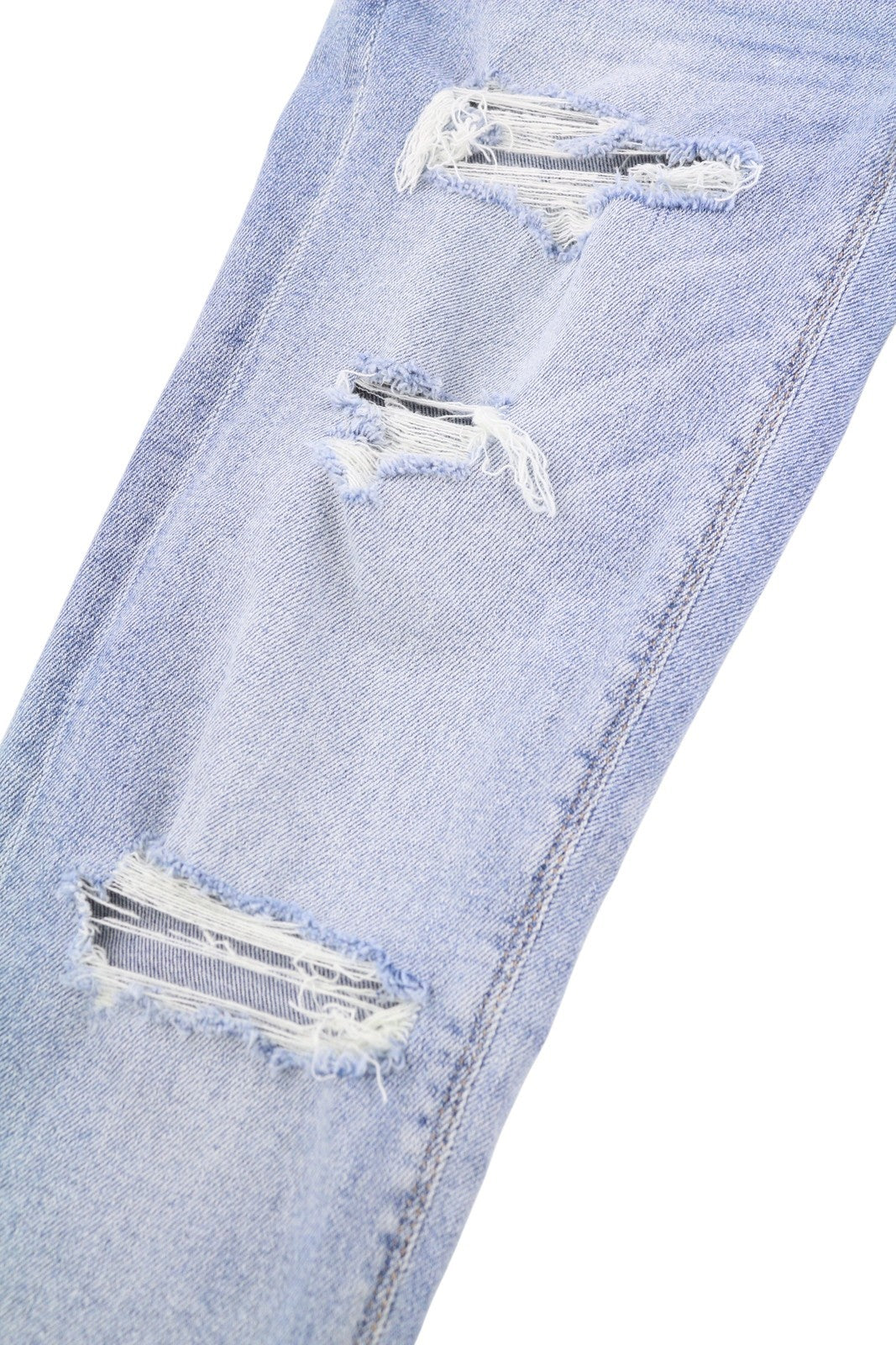 AMERICAN EAGLE OUTFITTERS Tomgirl Women Jeans W25 Slashed Sky Stretch Distress