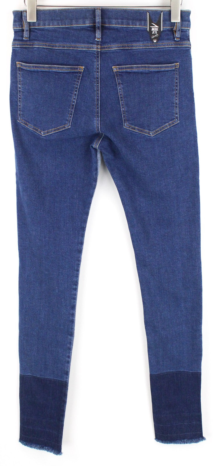 DIESEL D-Istort-SP 085AU Men Jeans W29/L32 Super Skinny Fit Blue Cotton Stretch