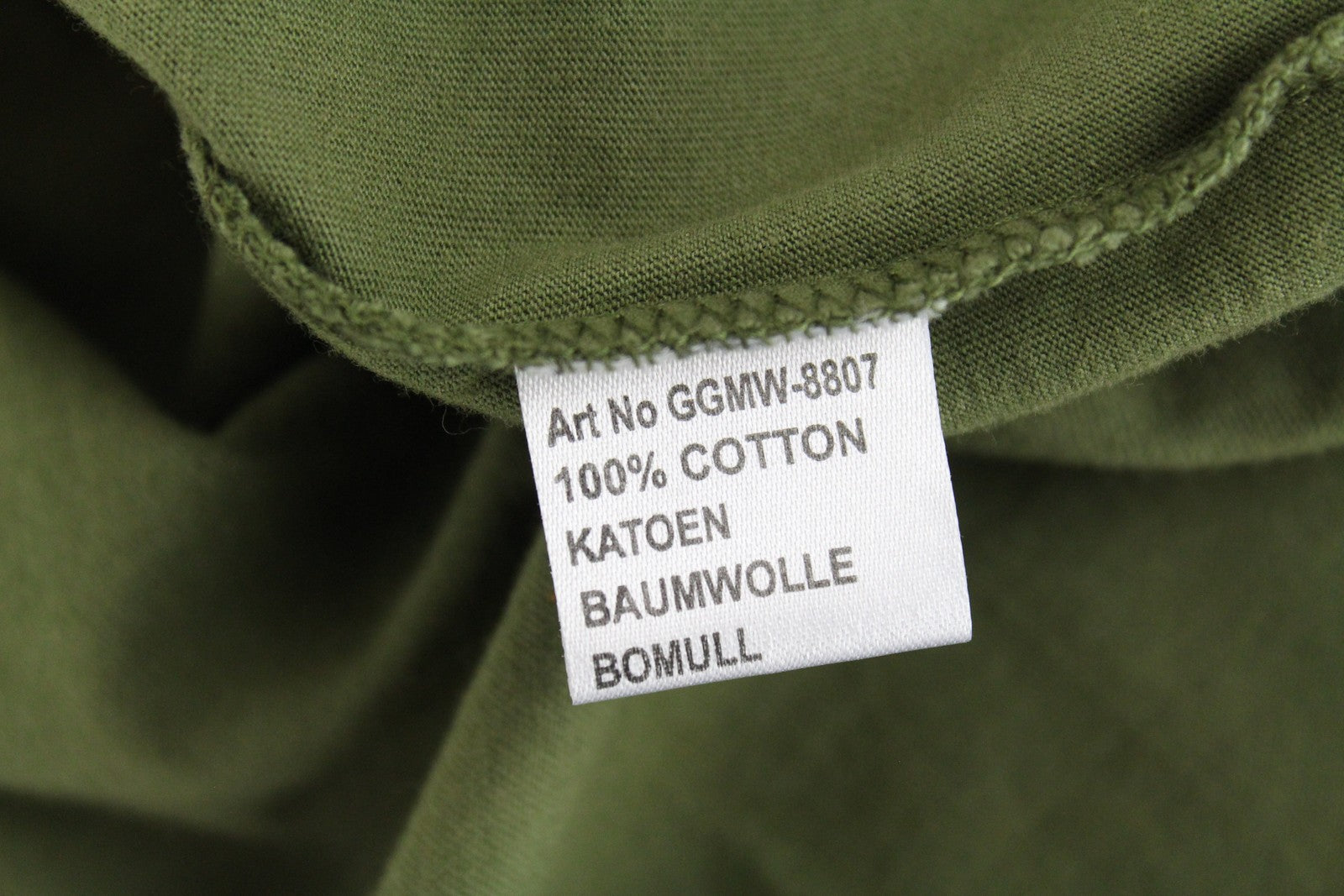 GOOD GENES Men T-Shirt M Green Pure Cotton Short Sleeve Round Neck Pull On