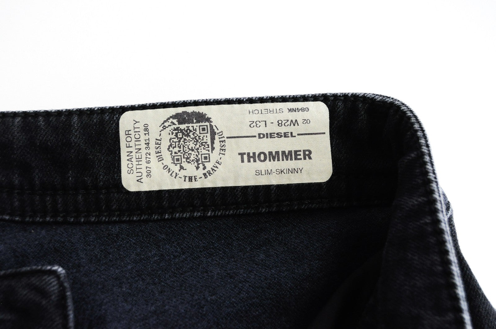 DIESEL Thommer 084NK Men Jeans W28/L32 Slim Skinny Fit Navy Cotton Stretch