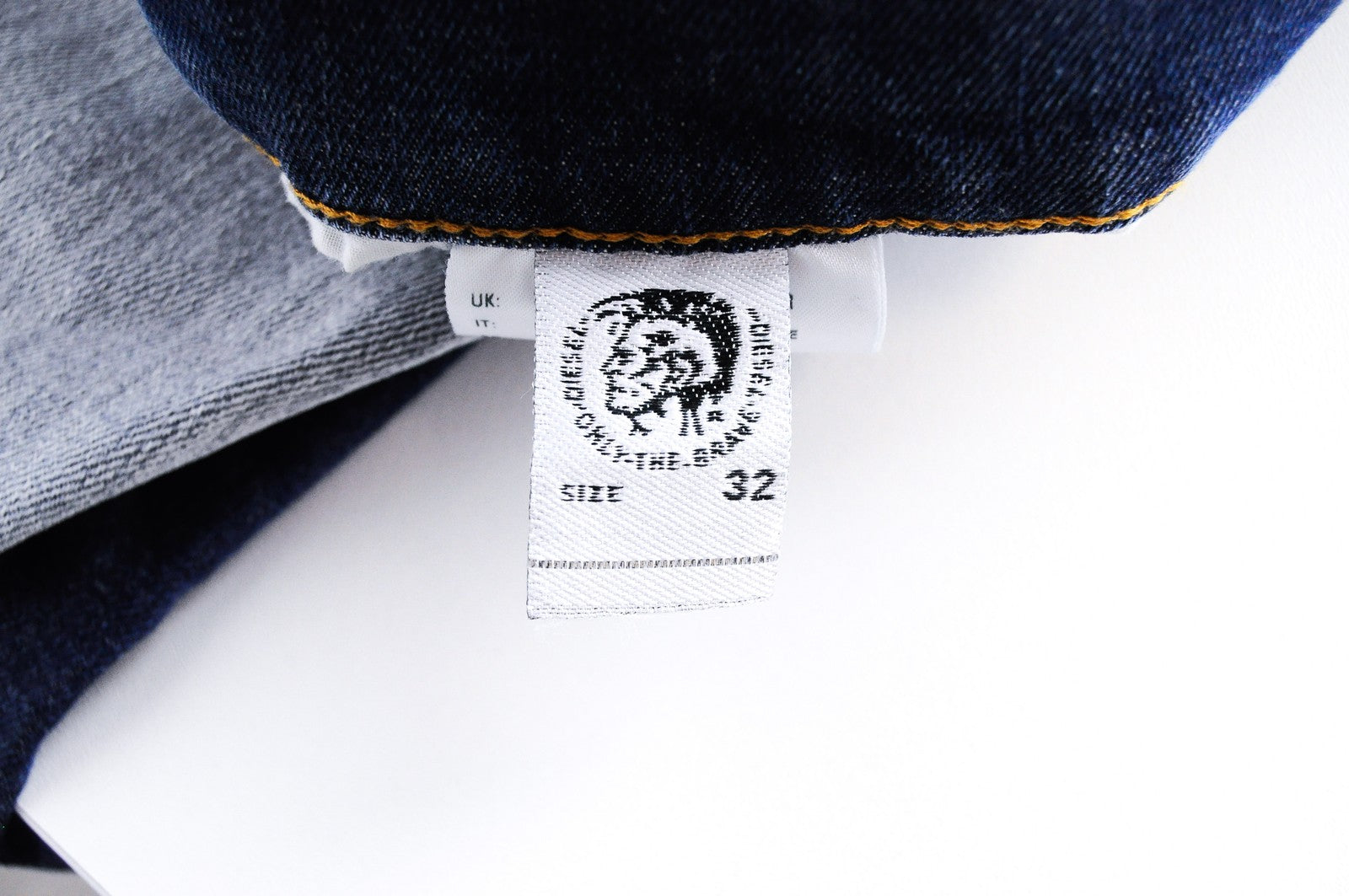 DIESEL D-Istort-SP 085AU Men Jeans W32/L32 Slim Skinny Fit Blue Washed Stretch
