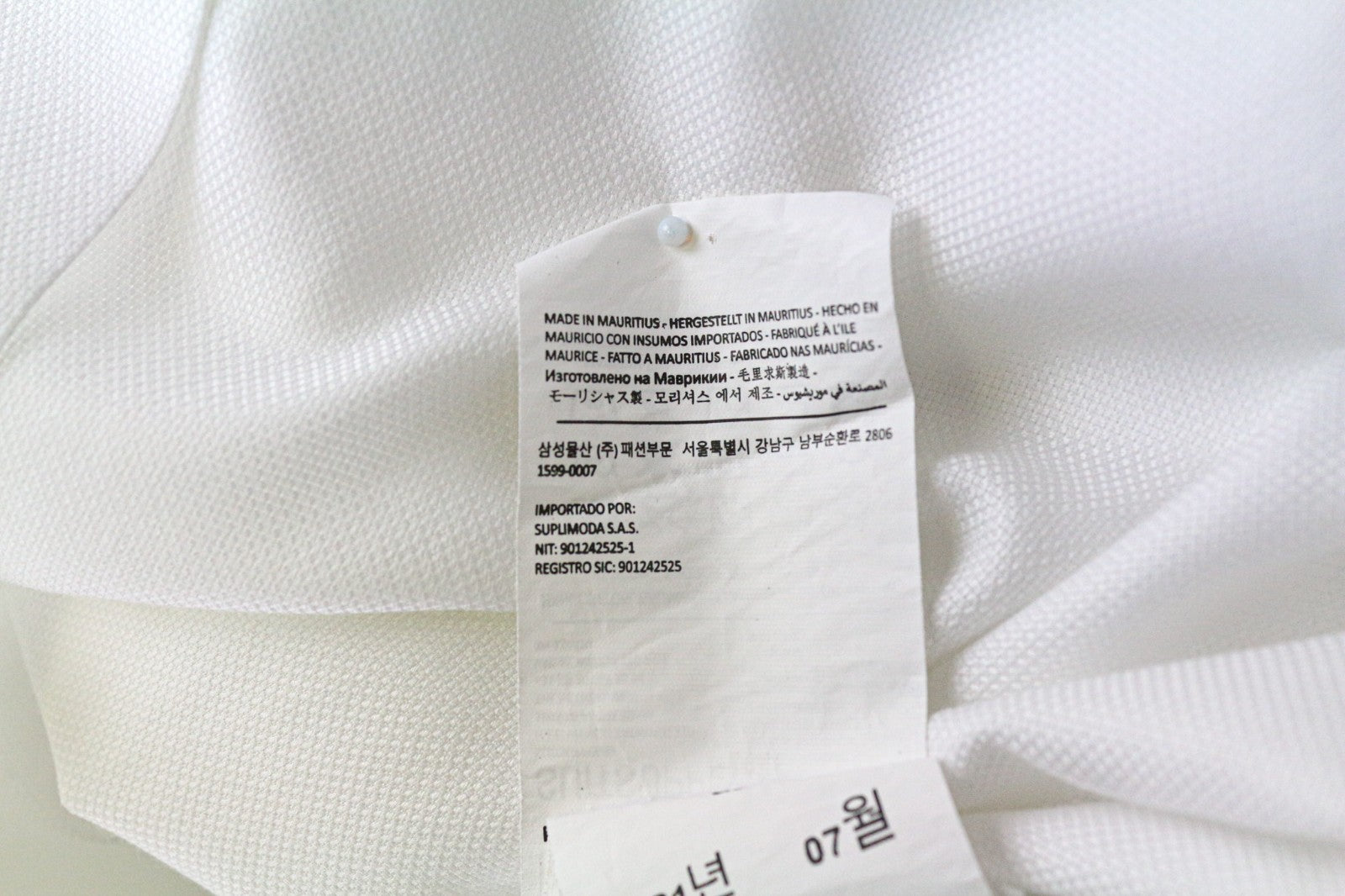 „SUITSUPPLY Traveller“ vyriški formalūs marškiniai, 40/15 3/4 ploni balti medvilniniai dryžuoti marškiniai 