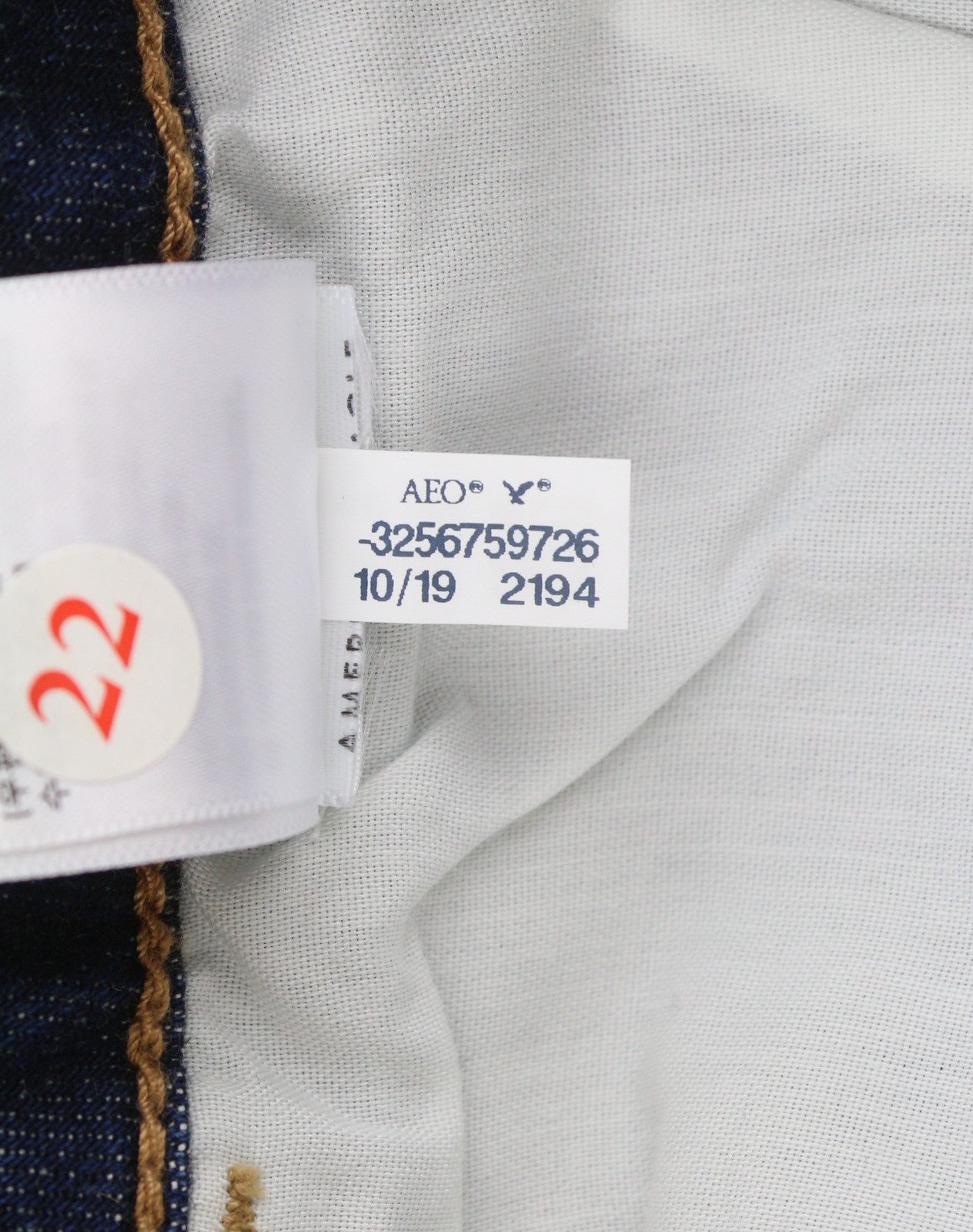 AMERICAN EAGLE OUTFITTERS Super Hi-Rise Jegging Women Jeans W27 Patches Stitches