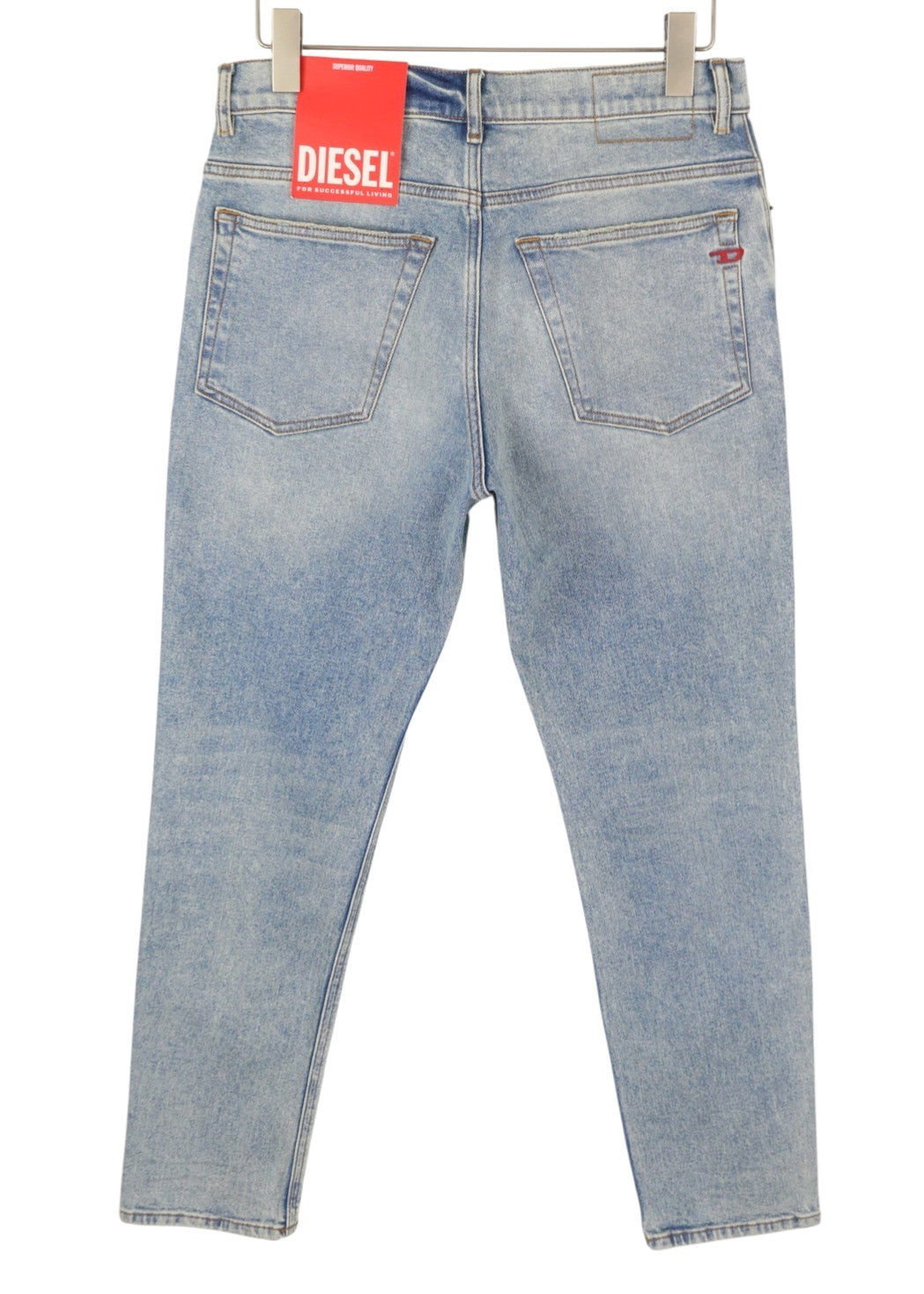DIESEL 2005 D-Fining 09E86 Men Jeans W30/L32 Blue Faded Regular Fit Tapered