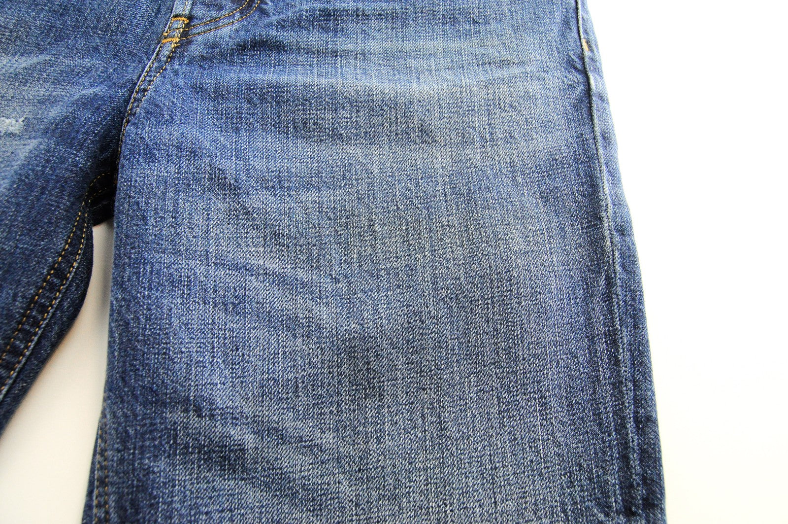 DIESEL Aryel 080AH Women Jeans W25/L30 Ripped Blue Denim Aged Look Straight Fit