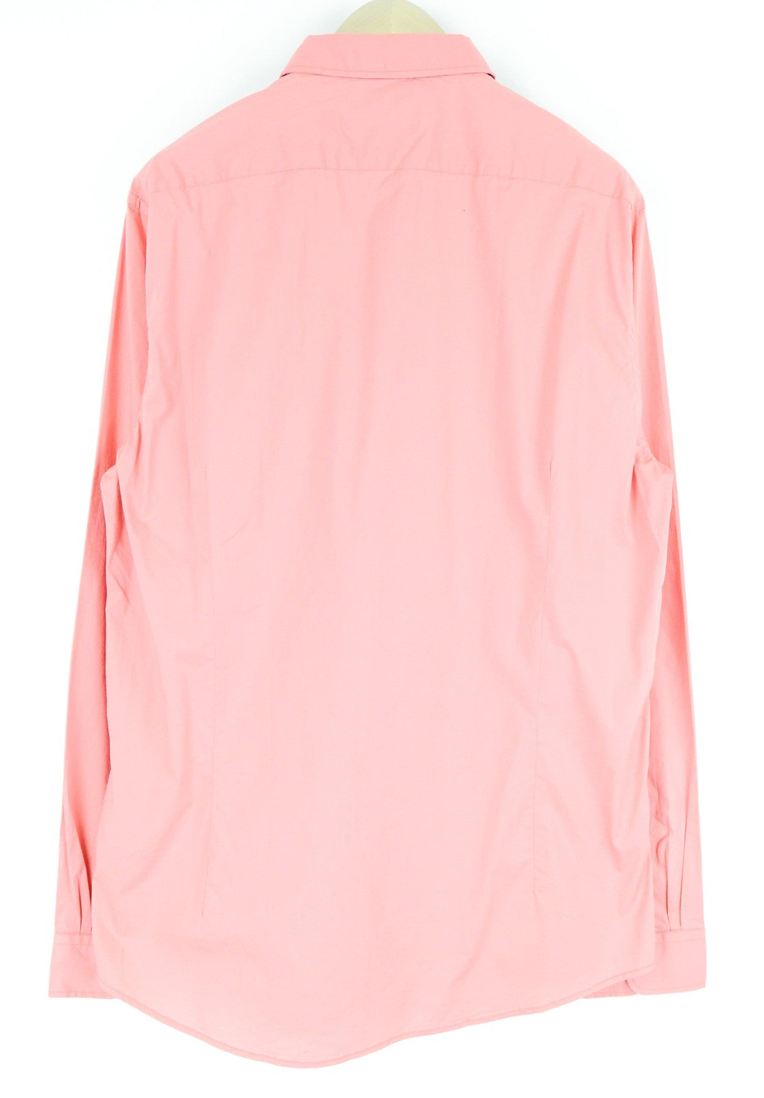 SCOTCH & SODA Ams Couture Men Shirt 2XL Pink Slim Cotton Stretch Long Sleeved