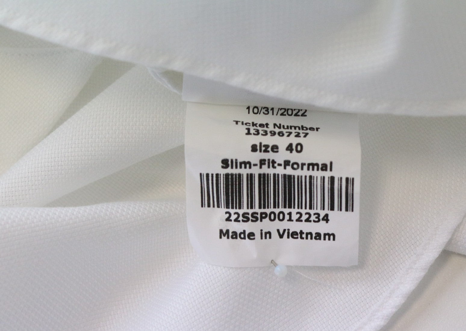 „SUITSUPPLY Traveller“ vyriški formalūs marškinėliai, 40 dydžio, ploni, balti, grynos medvilnės, ilgomis rankovėmis 