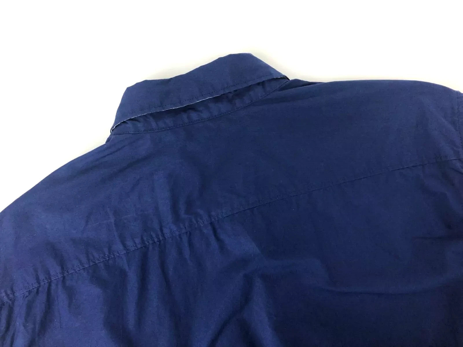 SCOTCH & SODA Ams Couture Men Shirt 2XL Blue Pure Cotton Short Sleeved Collared