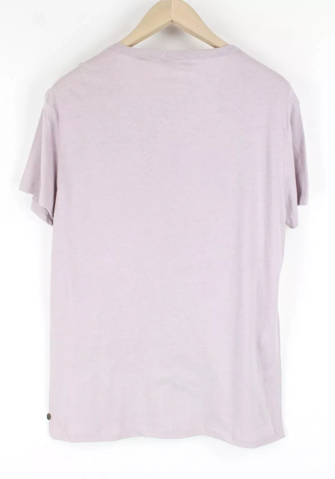 SCOTCH & SODA Ams Couture Men T-Shirt ~L Light Purple Short Sleeve Logo Pullover