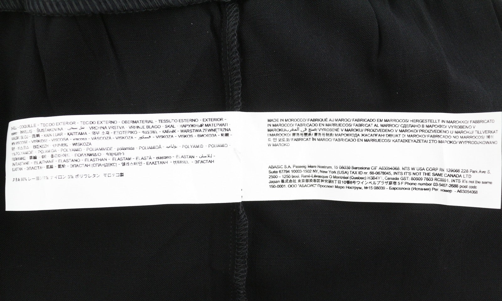 DESIGUAL Body Flower Women Bodysuit M Black Slim Fit Off-Shoulders Frill