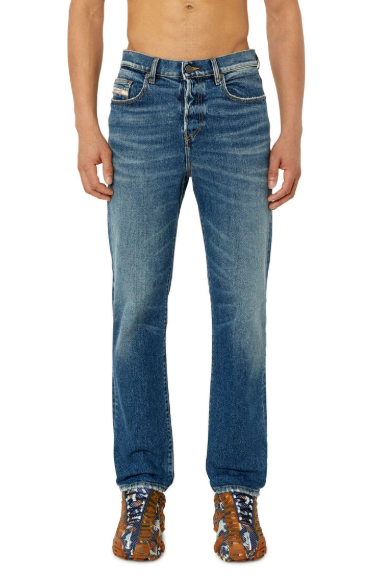 DIESEL 2020 D-Viker 007L1 Men Jeans W30/L32 Regular Fit Straight Leg RRP352