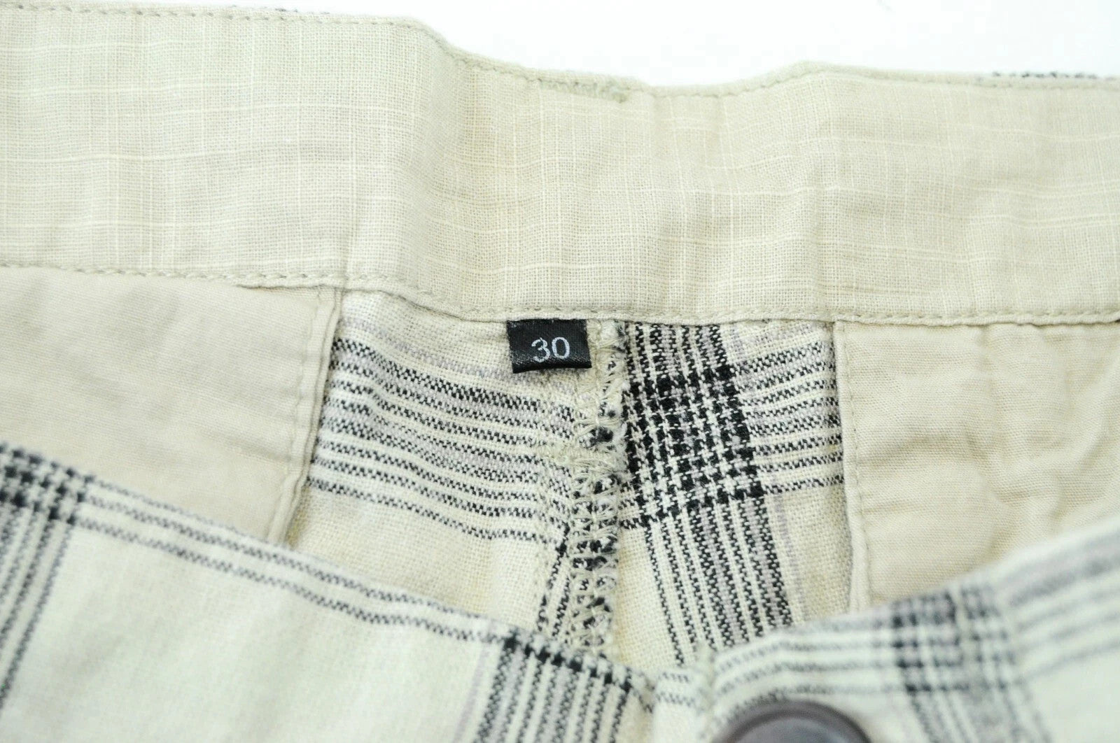 DESIGUAL Pant Marc Men Shorts 30 Cargo Pocketed Linen Cotton Summer Lightweight