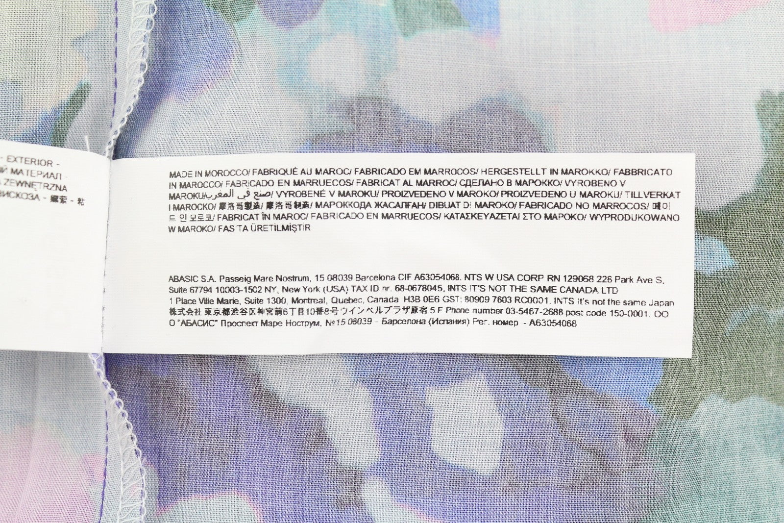 DESIGUAL Blus Cairo Rep Women Blouse S Colourful Floral Print Long Sleeve