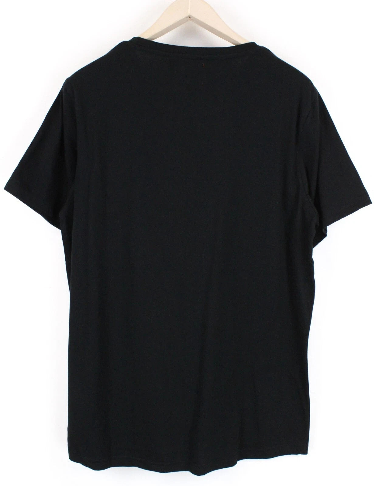 GOOD GENES Men T-Shirt L Printed Rooster Logo Black Crew Neck Pure Cotton Casual