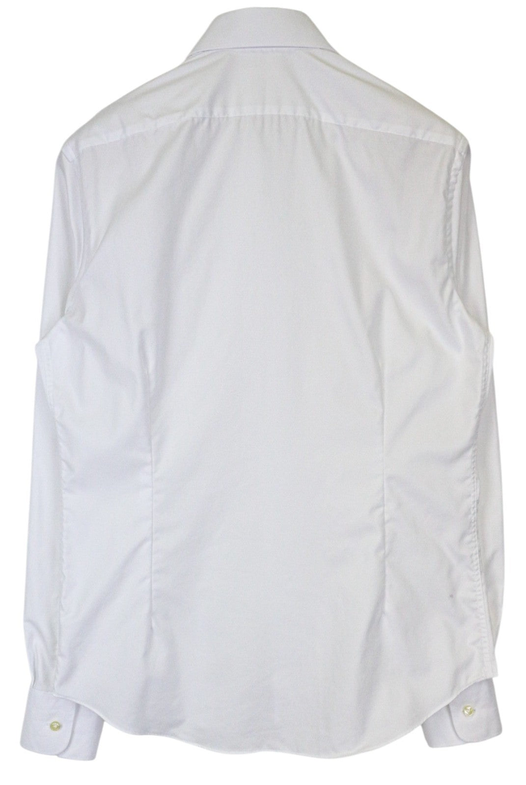 „SUITSUPPLY Traveller“ vyriški formalūs marškiniai, 40 cm, ypač ploni, balti, iškirpti, dryžuoti 