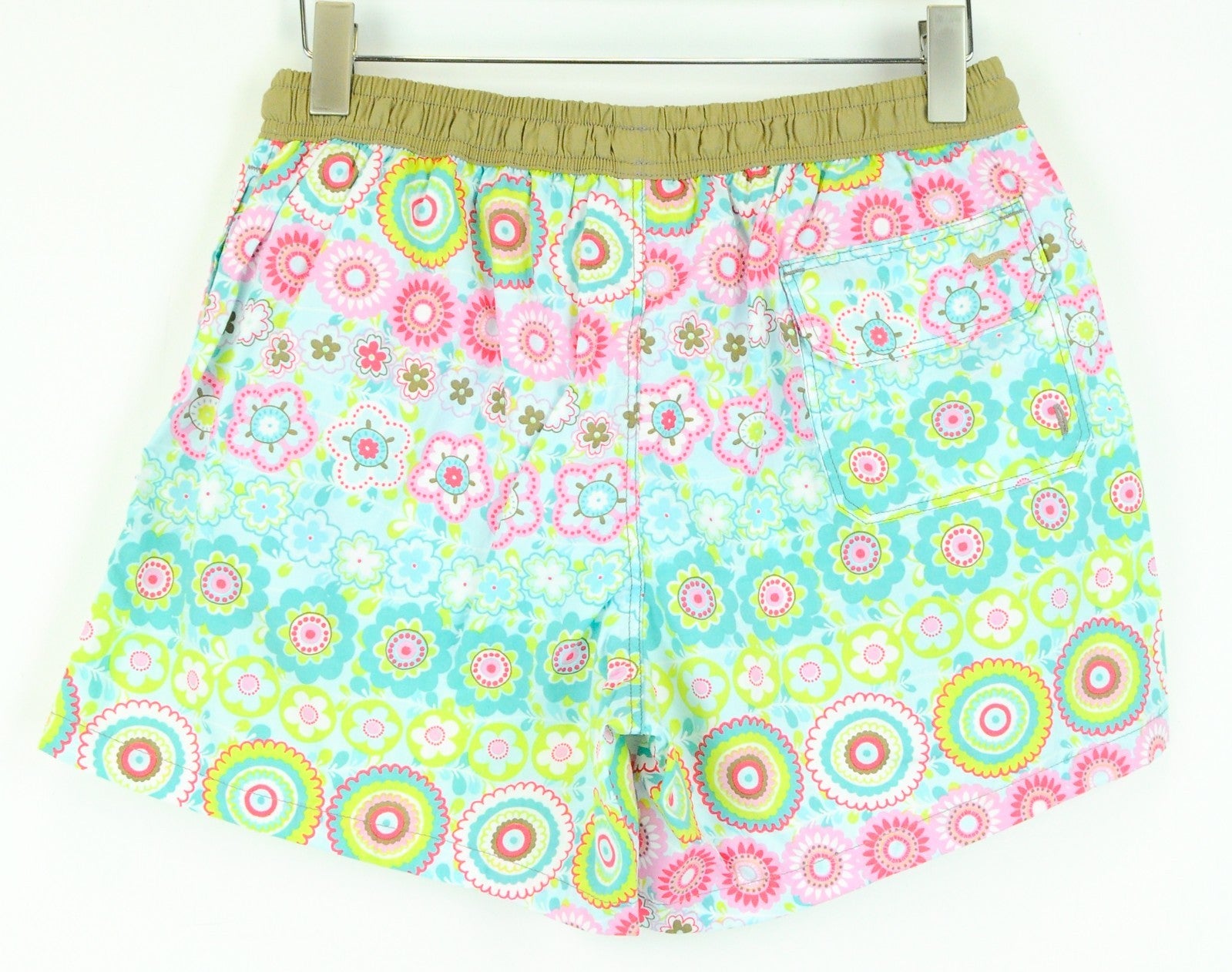 HARMONT & BLAINE Men Swimwear W28 Blue Flower Patterned Pull On Summer Trunks