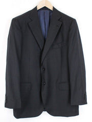 SUITSUPPLY Lazio Men Blazer UK50R Pure Wool Super 110's Slim Navy Lined Formal