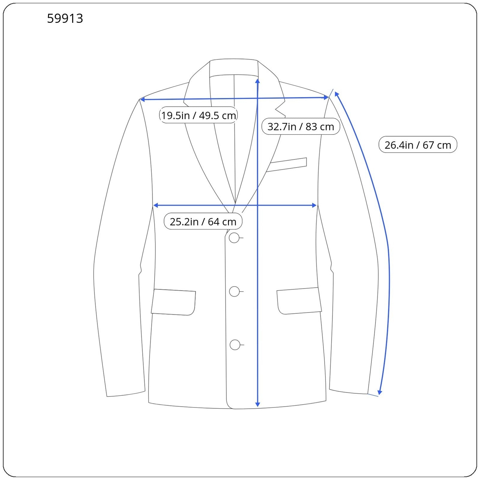 SUITSUPPLY Lazio Men Blazer UK50R Pure Wool Super 110's Slim Navy Lined Formal