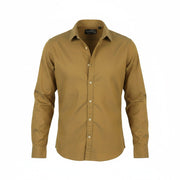 SCOTCH & SODA Men Shirt M Brown Holographic Effect Button-Up Casual