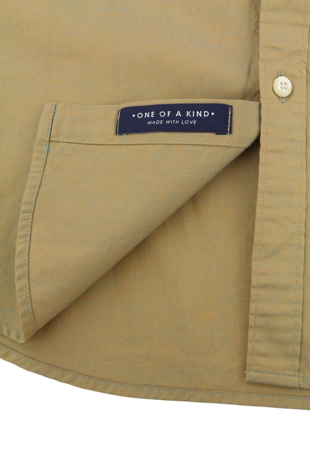 SCOTCH & SODA Men Shirt M Brown Holographic Effect Button-Up Casual