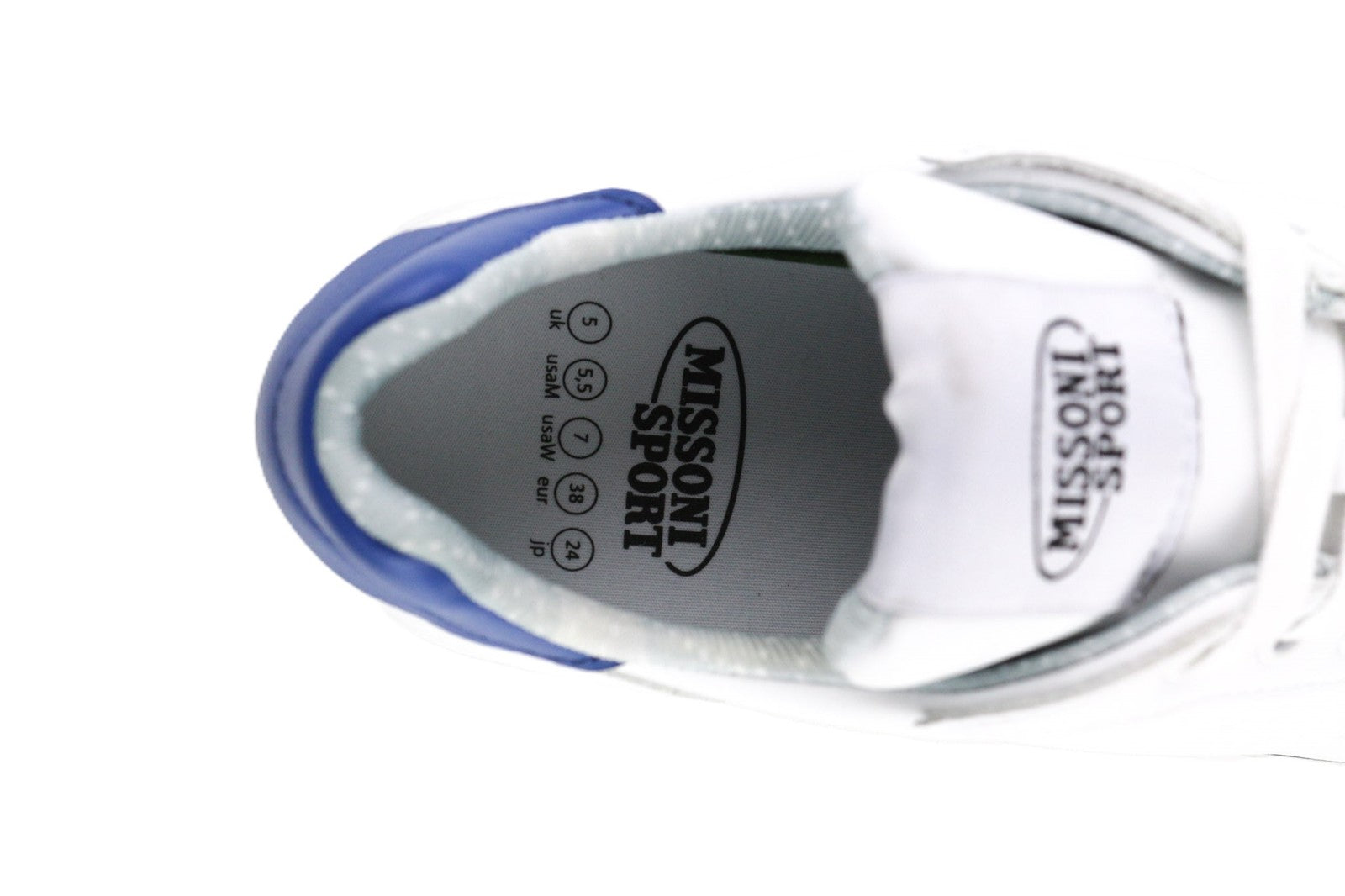 ACBC X MISSONI SHMISCAS Cassetta MS Sport Women Sneakers EU38 White Laced Low