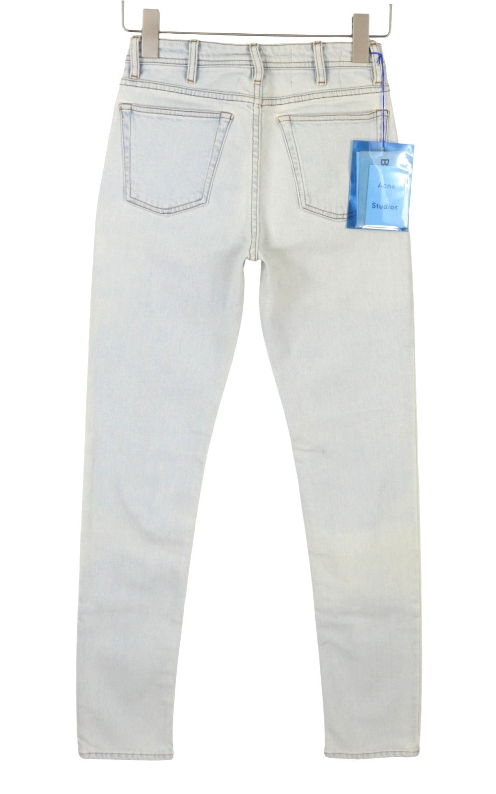 ACNE STUDIOS Bla Konst South LT Blue Women Jeans W25/L34 Blue Faded Slim Fit