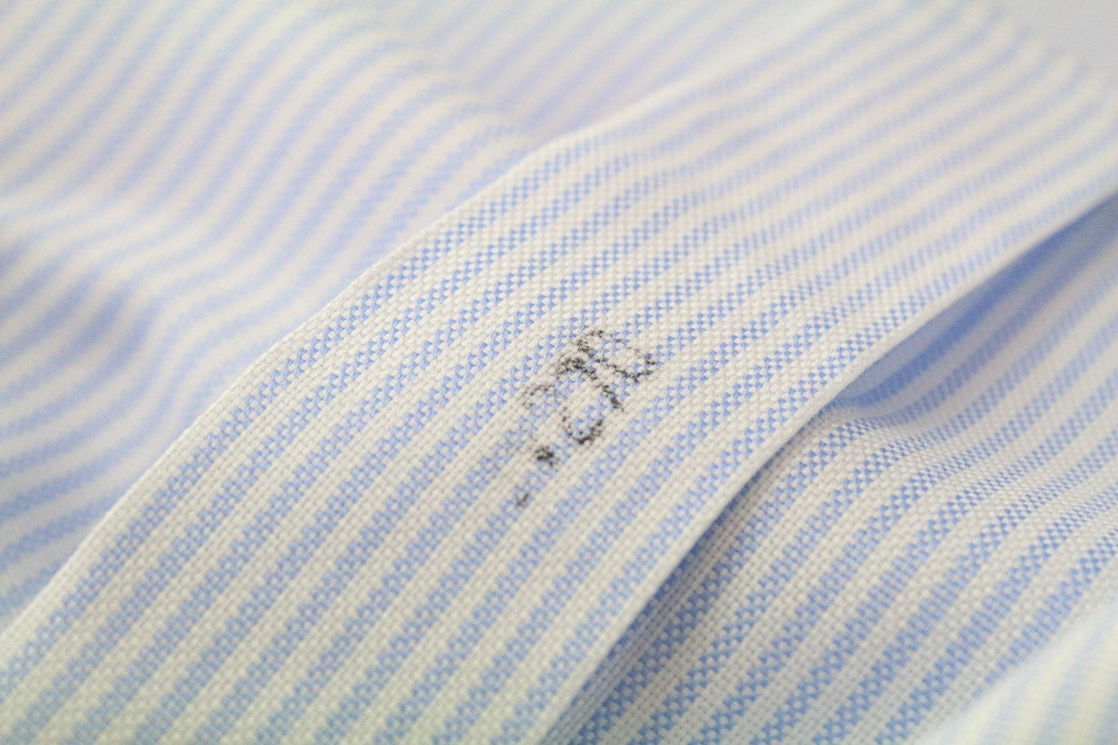 SUITSUPPLY vyriški oficialūs marškinėliai 41L/16L itin ploni mėlyni medvilniniai dryželiai 