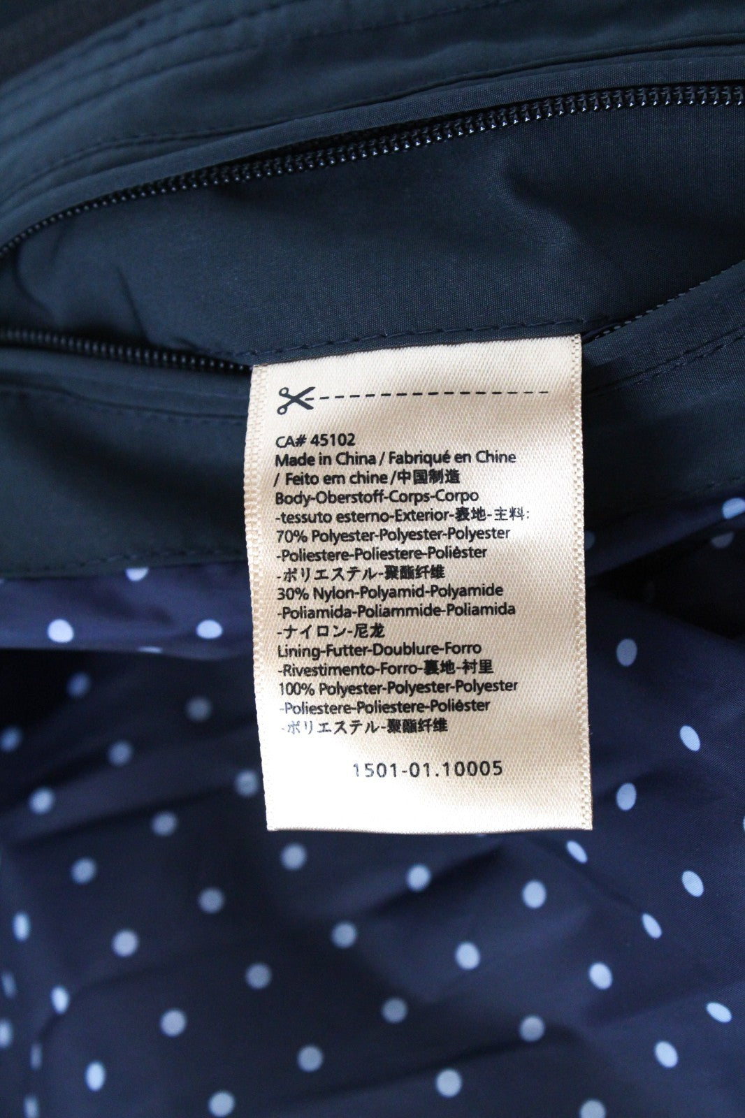 SCOTCH & SODA Ams Couture Men Jacket S Navy Casual Long Sleeved Zipped Lined