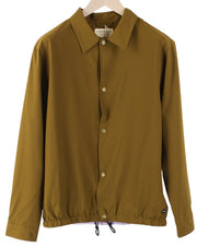 SCOTCH & SODA Ams Couture Men Jacket ~L Brown Snaps Long Sleeved Collared