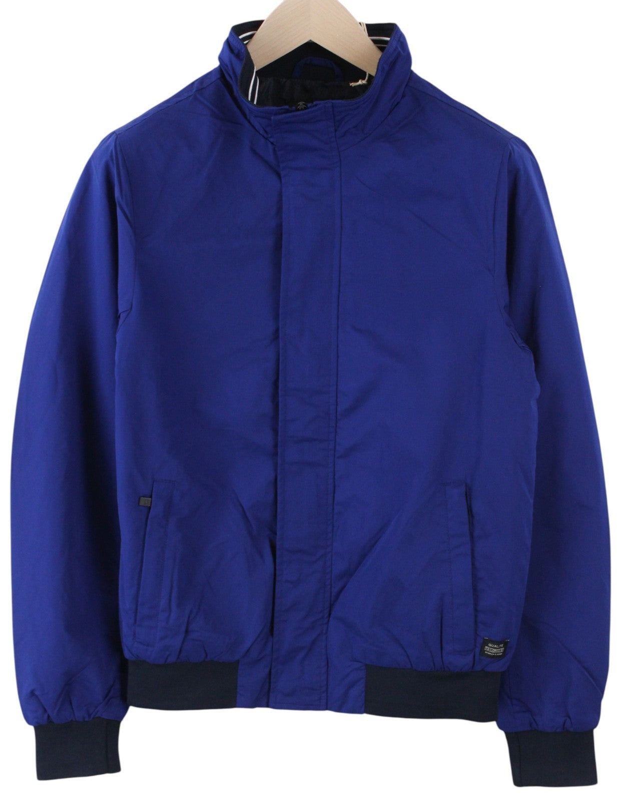 SCOTCH & SODA Ams Couture Men Jacket S Blue Lined Long Sleeved Zipped Casual